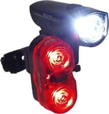 Image of AWE® AWEBright™ 140 Lumens Bike Light Set, Super Bright Front LED & 2 0.5W