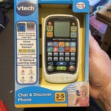 Image of VTech Chat Discover Phone for Ages 2-5 Model 5292 New Sealed