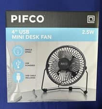 Image of Pifco 4" USB MINI DESK FAN