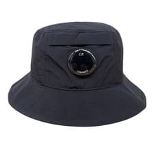 Image of *C.P Company Chrome-R Lens Bucket Hat Navy 888 CP
