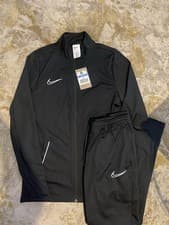 Image of BMWT Nike Black Dri-Fir Mens Original Tracksuit Size Medium RRP £75