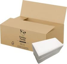 Image of The Cheeky Panda Bamboo V Fold Paper Towels | 3200 Sheets (20 Packs of 160) 2 P