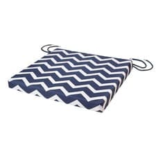 Image of WATERPROOF Chair Cushion Seat Pads OUTDOOR Tie On Garden Patio REMOVABLE COVER!