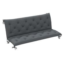 Image of 3 Seater Bench Cushion Thick Polyester Pad Garden Chair Lounger Outdoor Indoor