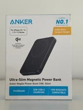 Image of Anker MagGo Power Bank 10000mAh Magnetic Portable Charger Slim Qi2 Certified NEW