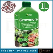 Image of VITAX GROWMORE GENERAL PURPOSE FERTILISER STRONG HEALTHY GROWTH 1LITRE MAKES300L