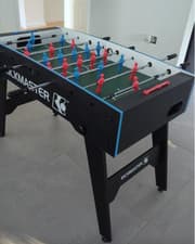 Image of Football Table Game Large 4ft Folding Foosball Compact Home Soccer Gaming Room