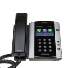 Image of Polycom VVX 501 HD Business Media IP Desk Phone - Black/Silver