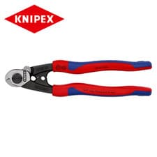 Image of KNIPEX 95 62 190 WIRE ROPE CUTTERS 190mm