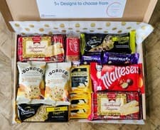 Image of AFTERNOON TEA Hamper Tea Biscuit Gift Box Post Letterbox Present Selection