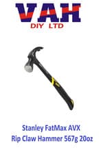 Image of Stanley STA151277 FatMax AVX Rip Claw Hammer 567g 20oz
