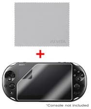 Image of OFFICIAL Sony Playstation PS VITA Clear Front Screen Protector & Cleaning Cloth