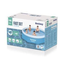 Image of Bestway Fast Set 10ft Inflatable Swimming Pool Set with Filter Pump & Cartridge