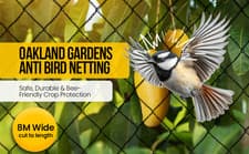 Image of 8m Garden Netting Heavy Duty 20mm Mesh Knotted Anit Bird Pond Fruit Cage Net
