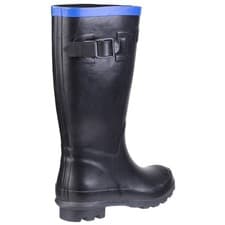 Image of Cotswold Fairweather Junior Wellington Boot Black/Blue  Fully waterproof premiu