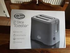 Image of BNIB Quest 2 slice toaster 34889 crumb tray variable browning