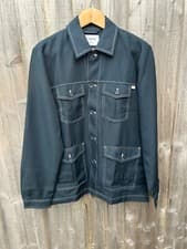 Image of Farah Palmer Overshirt Navy Men's Jacket Archive Piece Button Brand New Casual