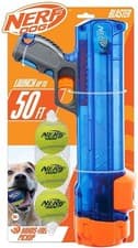 Image of Nerf Dog Compact Tennis Ball Blaster Gift Set with 3 Balls, Great for Fetch, Ha