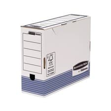 Image of Bankers Box 100mm A4 Transfer File Blue Pack of 10 (26501)