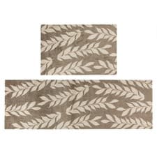 Image of JVL Mega Doormat and Runner set - Leaves