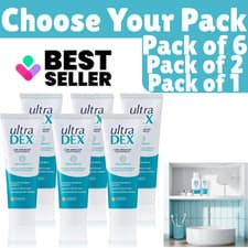 Image of UltraDEX Low-Abrasion Toothpaste 75ml, 12-Hour Fresh Breath & Teeth Whitening UK
