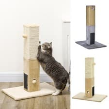 Image of Cat Scratching Post 79cm Scratcher Climber Cat Tree Activity Centre