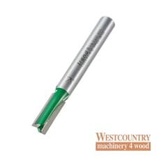 Image of Trend C005X1/4TC CraftPro Two Flute Straight Router Cutter 6mm Dia x 16mm Cut x