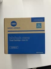 Image of Konica Minolta Bizhub C3110 Cyan Toner Cartridge Ink Printer New Blue