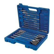Image of Sds Plus Masonry Drill & Chisel Set 15pce Silverline 196570