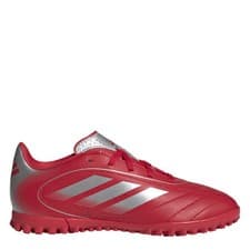 Image of adidas Kids Goletto Astro Turf Trainers Junior Boys Lace Up Shoes Contrasting