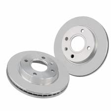 Image of 2x Brake Discs 47.2mm Height 256mm Outer Diameter Vented Fits Chevrolet Daewoo
