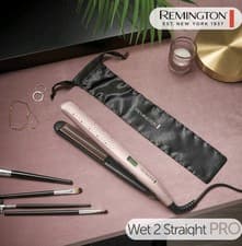 Image of Remington Wet 2 Straight Pro Hair Straightener Bronze-S7970 No Need to Blow Dry