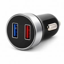 Image of Unbranded Dual USB Car Charger QC3.0 2.4A 12V Socket Adapter