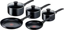Image of Tefal Induction Non-Stick Coating 5-Piece Cookware Set, 16/18/20 cm Saucepans