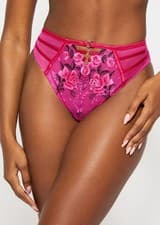Image of Ann Summers Everlasting Pink + Floral High Waist Briefs 14
