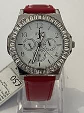 Image of New Ladies Watch “JASPER CONRAN” Silver Case with Gem Crystals, Working & K-Time