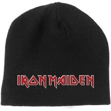 Image of Iron Maiden Beanie Hat: Logo(3D Embroidered) OFFICIAL NEW
