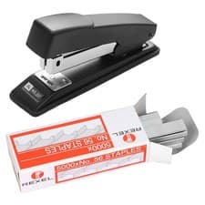 Image of Full Strip Metal Stapler-Heavy Duty Desk Office 24/6 26/6 -Plus 5000 Staples2025