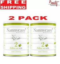 Image of 2 PACK Nannycare 2 Goat Milk Based Follow On Milk From 6 Months 900g x2