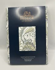 Image of Bedeck Of Belfast Alessie Green Duvet Cover Set Super King