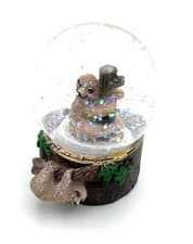 Image of Cute Sloth Height 6.5Cm Snow Globe Glitter Ball Shake