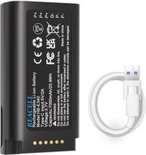 Image of Battery 100% fit Eufy E340 C31 Doorbell 7.0Ah + Fast USB-C Charger cable