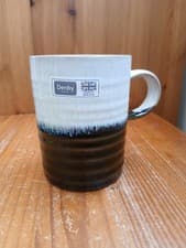 Image of Denby Kiln Mug light Biege and black  New