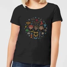 Image of Harry Potter T-Shirt Women's | Official Licensed | Black