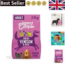 Image of Edgard & Cooper 2.5kg Grain Free Dry Dog Food - Fresh Venison & Duck Recipe