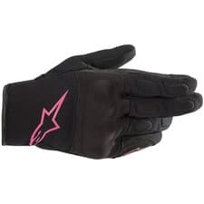 Image of Alpinestars Stella S Max Drystar Ladies Gloves - Black / Fuchsia