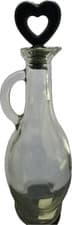 Image of Oil Vinegar Dispenser Bottle Glass 500ml Kitchen Pourer Salad Dressing Cruet Set