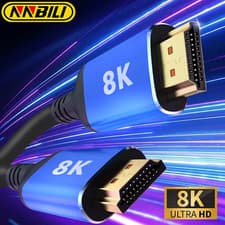 Image of HDMI Cable 8K 60Hz 4K 144Hz HD Display & Audio Cable For PC Laptop PS5 Projector