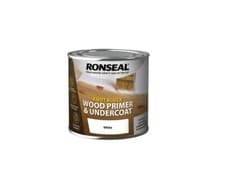 Image of Ronseal Knot Block Wood Paint White Primer and Undercoat Window Doors Boards
