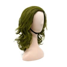 Image of Joker Arthur Fleck Joaquin Cosplay Wig Curly Hair 35cm Halloween Prop Costume